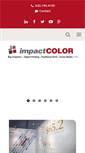 Mobile Screenshot of impact-color.com